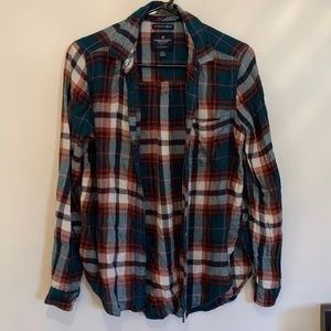 American Eagle Amazingly Soft Boyfriend Flannel 2016 Holiday Collection